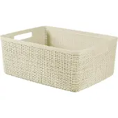 Curver Jute Opbergmand - M - 12 liter - Gebroken wit