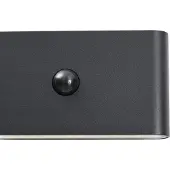 QAZQA Wandlamp zwart Lux Sensor Magnetisch Incl. LED Oplaadbaar - Batt
