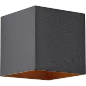 QAZQA Buiten Wandlamp Zwart Incl. LED IP65 Solar - Charlene