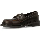 Manfield Mocassins donkerbruin