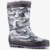 Mountain Peak gevoerde kinder regenlaarzen camouflage blauw maat 25