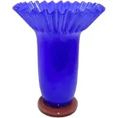 HD Collection Vaas Glas Blauw 26.5x26.5x33cm