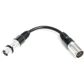 CHAUVET DJ DMX3F5M 3-Pin F to 5-Pin M DMX verloopkabel