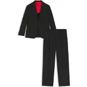 HUGO Tweedelig modern-fit pak van stretchtwill Maat 48