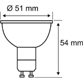 Paulmann 28930 LED-lamp Energielabel G (A - G) GU10 Reflector 3.5 W Neutraalwit (Ø x h) 51 mm x 54 mm 3 stuk(s)