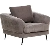 Beliani KJAER - Fauteuil - Taupe - Chenille