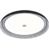 Paulmann Plafondlamp , Zarina, dimbare, Zwart, Woonkamer, Stof, Modern