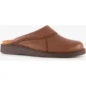 Natuform leren dames pantoffels bruin maat 43