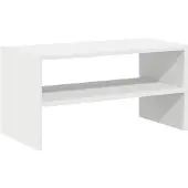 vidaXL - Schoenenrek - stapelbaar - 60x30x30,5 - cm - wit