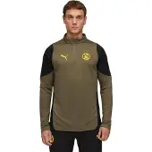 Puma Functioneel shirt 'Borussia Dortmund' curry / olijfgroen / zwart