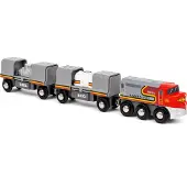 BRIO World - 36089 Santa Fe Trein | Houten Trein voor Kinderen Vanaf 3 Jaar