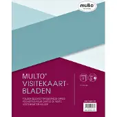 Multo Showtas 23r visitekaart a4 235x312mm 10st | 10 stuks
