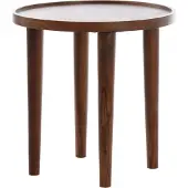 Light & Living bijzettafel Ø49x49 cm qiano acacia hout