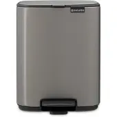 Brabantia Bo Pedaalemmer - 7 liter - Badkamer - Platinum
