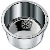 Hollex RVS ronde wasbak - 300mm afmetingen - hoogglans gepolijst