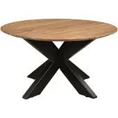 LivingFurn Oslo Round Acasia 80 cm-12666