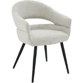 LivingFurn eetkamerstoel megan toffee set van 2 62x58x85cm