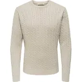 Only & Sons Trui 'ONSLOUI' taupe
