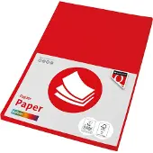 Quantore Kopieerpapier Colour A4 120gr felrood 100 vel - 3 stuks