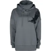 Black premium by emp Trui met capuchon - Hoodie met geïntegreerde kraag - S tot 5XL - voor Vrouwen - grijs - Maat 4XL