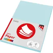 Quantore Kopieerpapier Colour A4 160gr lichtblauw 50 vel - 4 stuks
