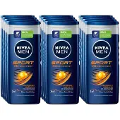Nivea MEN Douchegel Sport- 250 ml - Voordeelverpakking 12 stuks