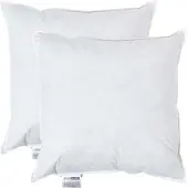 Homescapes kussenvullingen set van 2 – 40×40 cm – eendenveren binnenkussens – OEKO-TEX katoen – RDS-gecertificeerd – wasbaar