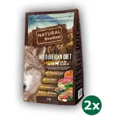 Natural Woodland 2x2 kg wild iberian diet hondenvoer