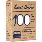 Sweet Dreams Waterdichte molton matrasbeschermer/Incontinentie Hoeslaken- 140x200+30CM