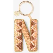 Sissy-Boy Lichtoranje bag charm letter N
