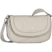 Tom Tailor schoudertas Maye Saddle Bag Light Grey Lichtgrijs