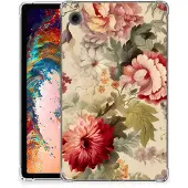 B2Ctelecom Siliconen Hoesje voor Samsung Galaxy Tab A9 Bloemen