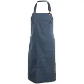 Tiseco - Schort INDIGO - Gerecyclede jeans - 70x85 cm, blauw