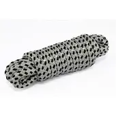 Hollex Landvast met polyester mantel en PP kern - wit/zwart