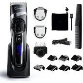 Hatteker Tondeuse 3-in-1 – Professionele Haarknipper, Baardtrimmer en Precisietrimmer – LED Display