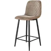 AnLi Style Barstoel Rib - Rock zand - set van 2