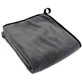 Kenotek - Droogdoek - Grey With Black Edge - 50x80cm - 1200GSM