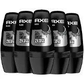 Axe Deo Roller Black - Voordeelverpakking 5 x 50 ml