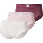 Sloggi Slip ' Originals Basic ' crème / lila / lichtroze