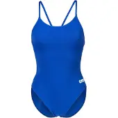 Arena Badpak 'Lace Back Solid' blauw / wit