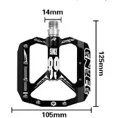 HBS Pd-001 Aluminium Cnc Mtb Pedalen - All Mountain En Xc - Rood