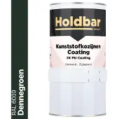 Holdbar Kunststofkozijnen Coating Dennegroen (RAL 6009) 1 Kg - Kunststof Kozijnen Schilderen - Hecht direct op kunststof - 100% UV-bestendig - kunststof kozijnen verven