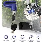 HBS Anti-diefstal Slot Schijfrem Staaldraad Fiets Mountainbike Motorfiets