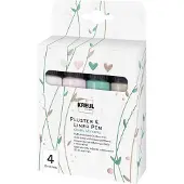 Kreul Puffy Pennenset Chalky Moments 4 stuks