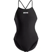 Arena Badpak 'TIE BACK SOLID' zwart / wit