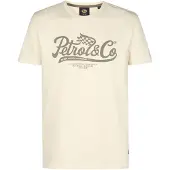 Petrol Industries Shirt donkerbruin / wolwit