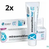 Miradent Mirasensitive Hap+ Tandpasta - 2 x 50 ml - Voordeelverpakking
