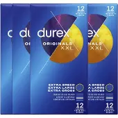 Durex Condooms XXL 12st - 4 Stuks - Voordeelverpakking