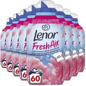 Lenor 8x Wasverzachter Fresh Air Bloesem 60 Wasbeurten 840 Ml