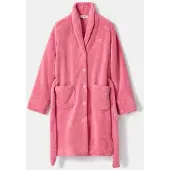 Woody kamerjas dames doorknoop - roze - 252-10-MOL-C/404 - maat L